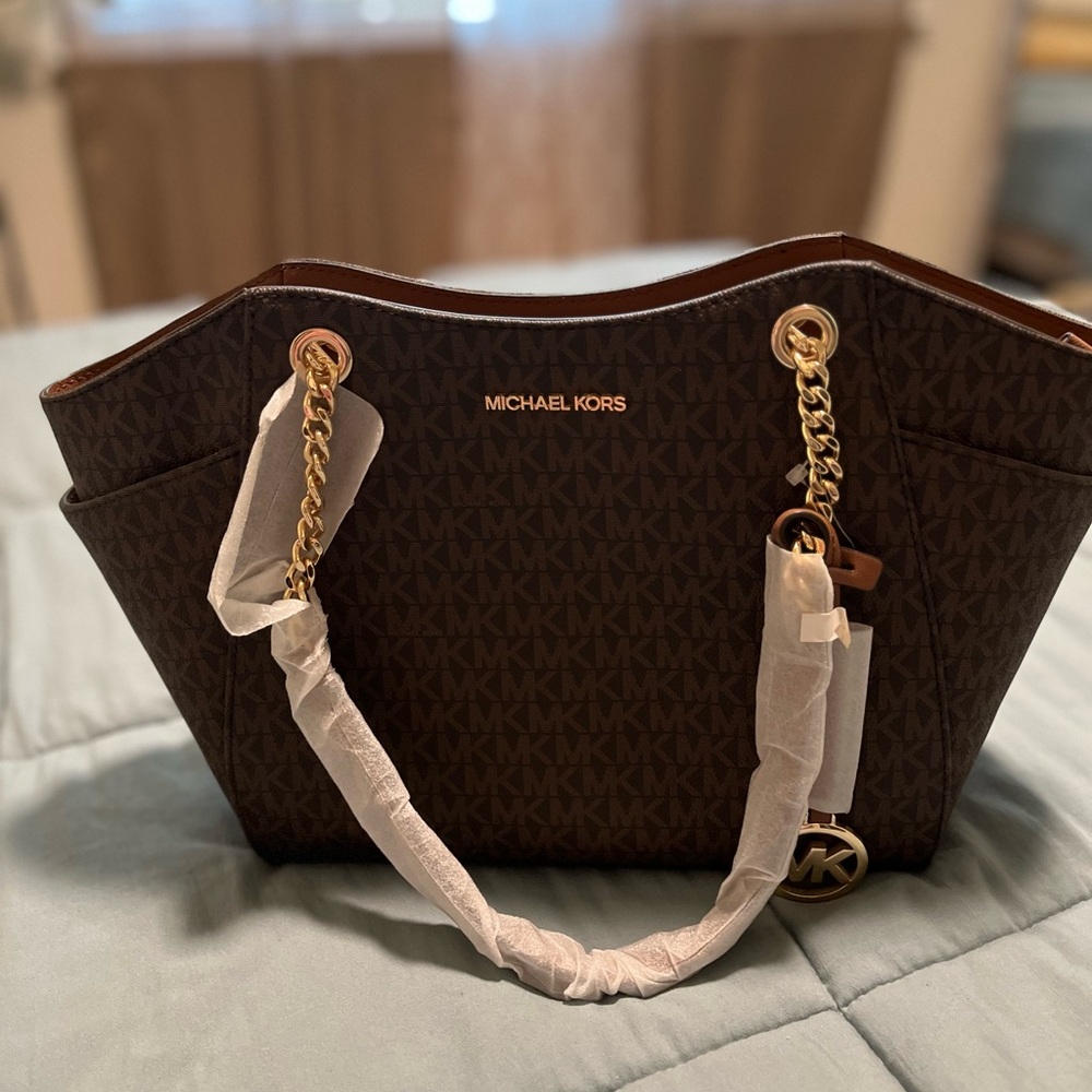 Michael Kors Brown Shoulder/Tote Bag
